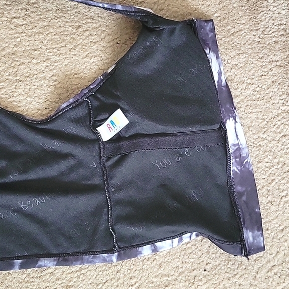 Rad Swim Allie Tie Dye Zipper Tankini Top - Size Medium - Picture 4 of 9